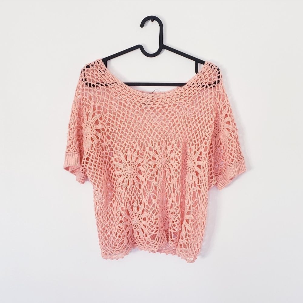 ✨2FOR15$✨Knit/lace style T shirt